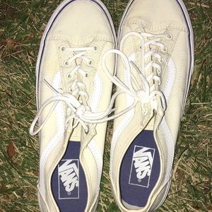 Pale yellow Vans